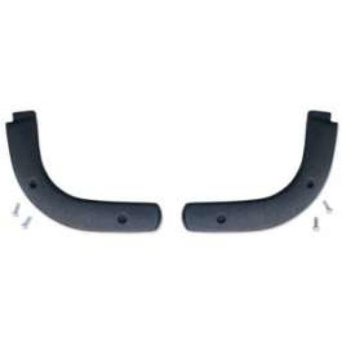 Bench Seat Hinge Covers - Black