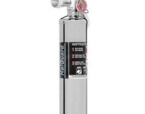 Fire Extinguisher, H3R Halguard, Chrome, 2.5 Lb.