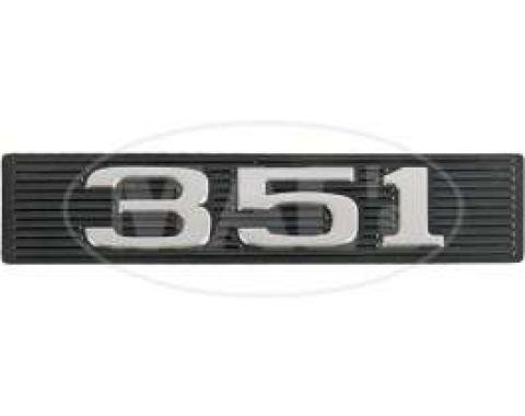Hood Emblem Insert, 351, Fairlane, Ranchero, Torino, 1969