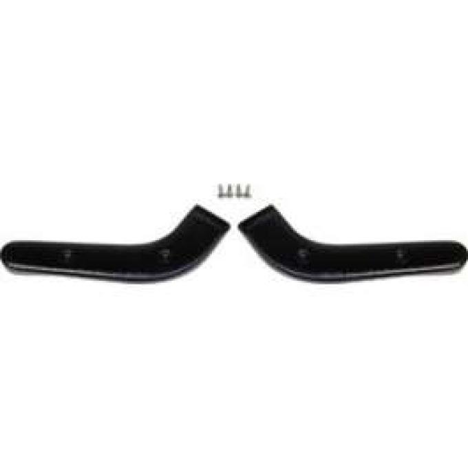 Bench Seat Hinge Covers - Black