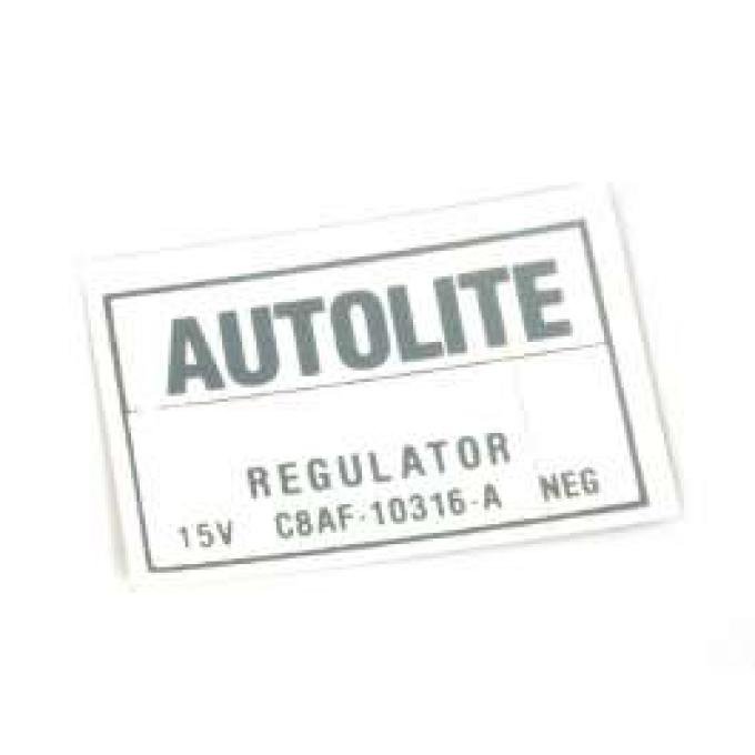 Voltage Regulator Decal