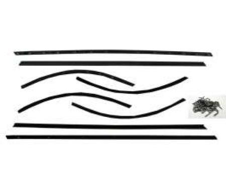 Belt Weatherstrip Kit - Doors and Rear Quarter Windows For Fastback
