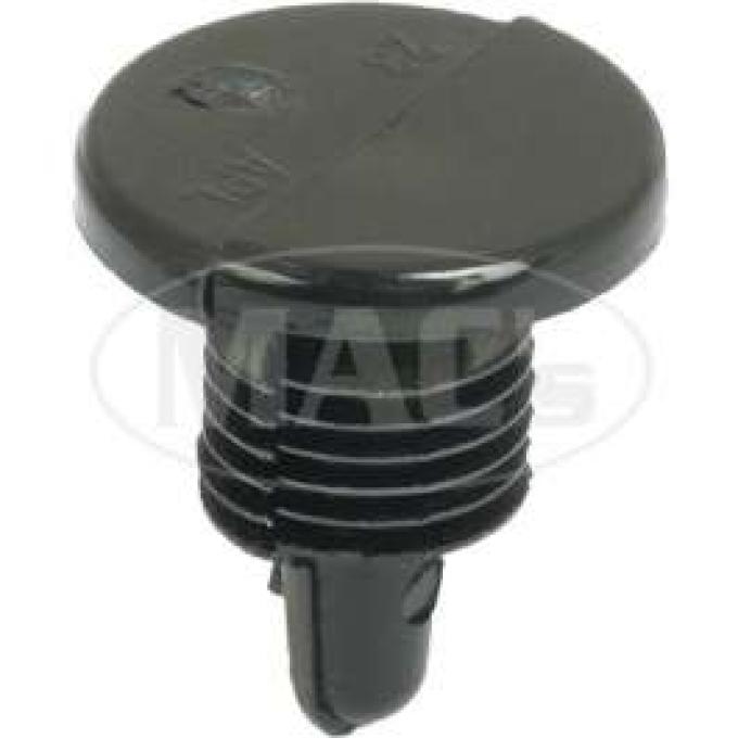 Retaining Clip-Black Plastic (Pack Of 5)
