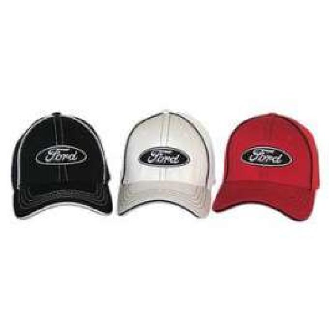 Hat, Ford Oval Logo, Flex Fit, SM/MD 