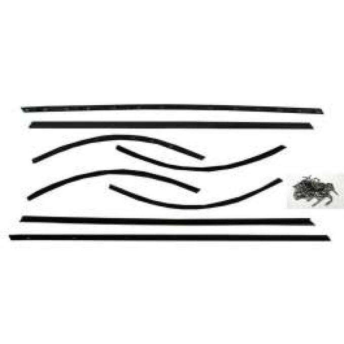 Belt Weatherstrip Kit - Doors and Rear Quarter Windows For Fastback
