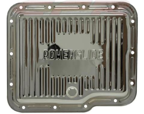 Camaro Automatic Transmission Oil Pan, Powerglide, Chrome, 1967-1981