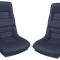 CA 1978-1982 Chevrolet Corvette Mounted Leather Seat Covers Leather/Vinyl Original 2" Bolster