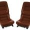 CA 1978-1982 Chevrolet Corvette Mounted Leather Seat Covers Leather/Vinyl Original 2" Bolster