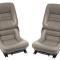 CA 1978-1982 Chevrolet Corvette Mounted Leather Seat Covers Leather/Vinyl Original 2" Bolster