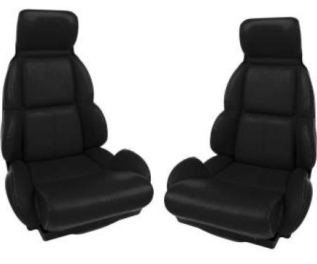 CA 1989-1992 Chevrolet Corvette Mounted Leather Seat Covers Standard