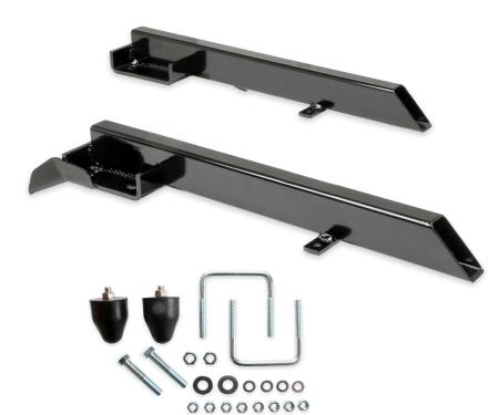 Lakewood Traction Bars, Street/Strip, 1970-1/2, 1981 Camaro / Firebird, Black Powdercoated Steel 21607
