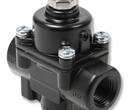 Earl's Adjustable Fuel Pressure Regulator, Carbureted, Black, 1-4 PSI 12850ERL