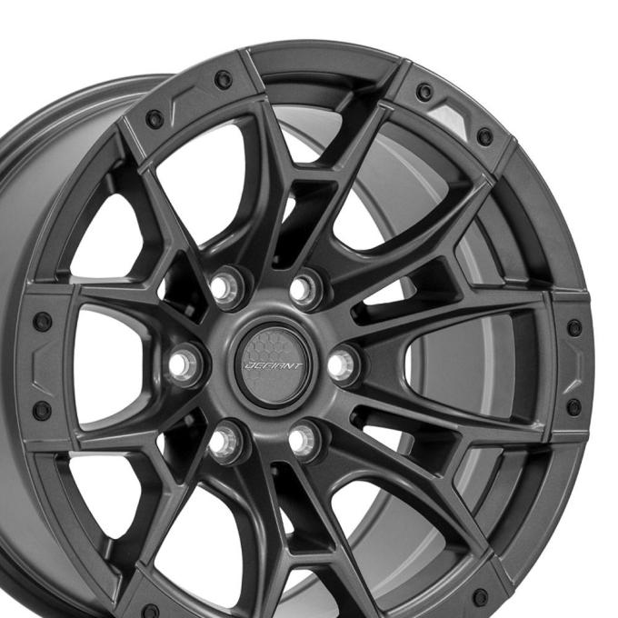 Defiant Wheels DF04 - DEFIANT DF04 17x9 6x135mm +12et in Dark Satin Charcoal DF04-17090-6135-12G1