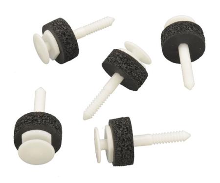 Redline Restomotive® 1997-2013 Chevrolet Corvette 5 Piece Male Door Panel / Headliner Retainer Hardware
