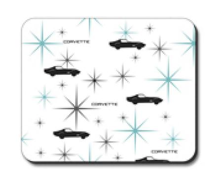 Corvette Silhouette, Mouse Pad
