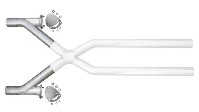 Pypes Xchange Dump Legs Front Intermediate Pipe 3 in Hardware Incl Natural 409 Stainless Steel Exhaust XVX13F