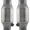 Pypes Crossmember Back w/X-Pipe Exhaust System 75-80 Corvette C3 Split Rear Dual Exit 2.5 in Intermediate And Tail Pipe Hardware/Tip Incl Muffler Not Incl Catalytic Converter Incl Exhaust SCC910E