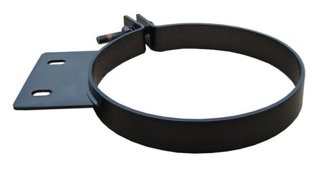 Pypes Diesel Stack Exhaust Clamp 6 in Black Finish 304 Stainless Steel Exhaust HSC006B