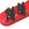 Holley Offset Coil Bracket, Valve Covers, GM LS, Black 561-132