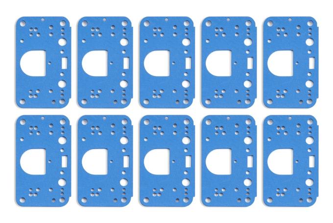 Holley Dominator 3 Circuit Metering Block Gasket 10-PK 108-198
