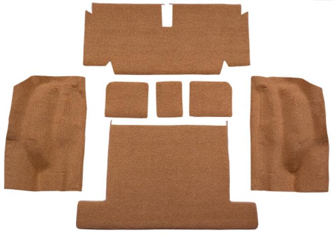 ACC 1971-1975 Chevrolet Corvette Coupe Rear with Pad Cutpile Carpet