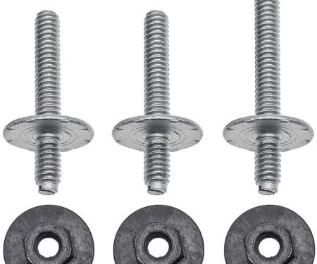 OER 1967-69 Camaro, Firebird, Quarter Window Track Studs And Nuts 153091
