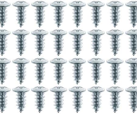 Redline Restomotive® 1960-1976 Mopar 40 Piece Wheel Opening Molding Screw Set