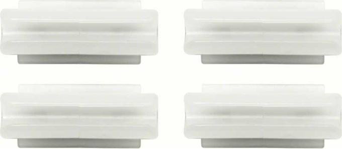 OER 1967-69 Camaro / Firebird, 1968-72 Nova 4 Piece Headliner Center Bow Clip Set K667