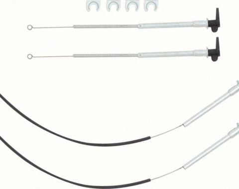 OER 1969 Camaro / Firebird Without AC Kick Panel Cable Set K4012