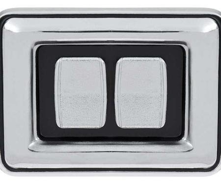 OER 1973-76 Mopar Power Window Switch - 2 button - Concave Style 3488919