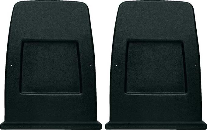 OER 1973-78 Camaro, Firebird, 1973-79 Nova, Bucket Seat Back Panels, Black, Pair 1653515