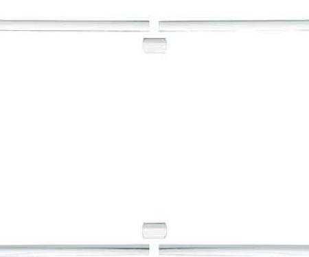 OER 1962-65 Chevy II / Nova 2-Door Hardtop Rear Window Moldings 14386