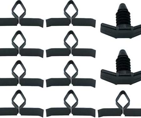 OER 1970-81 Camaro Hood To Cowl Seal Clip Set 18 Piece R686