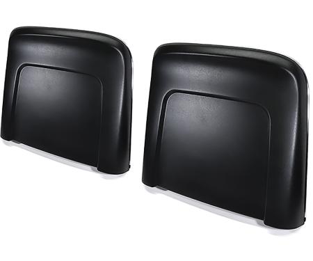 OER 1966 Buick, Cadillac, Chevrolet, Oldsmobile, Pontiac, Strato Bench or Bucket, Seat Back Panels, Black ABS N1010