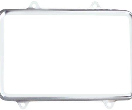OER 1976-88 GM, Headlamp Retaining Ring, Rectangular Style, Stainless Steel, 4 Lamp Design, Each 5966170