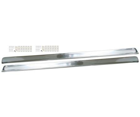 OER 1967-68 Mustang, Rocker Panel Moldings, with Hardware, RH and LH, Pair *10176CD