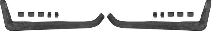 Plymouth Road Runner Front Rubber Bumper Guard Cushions, 1970