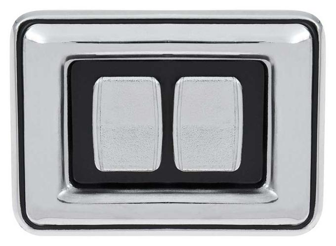 OER 1973-76 Mopar Power Window Switch - 2 button - Concave Style 3488919