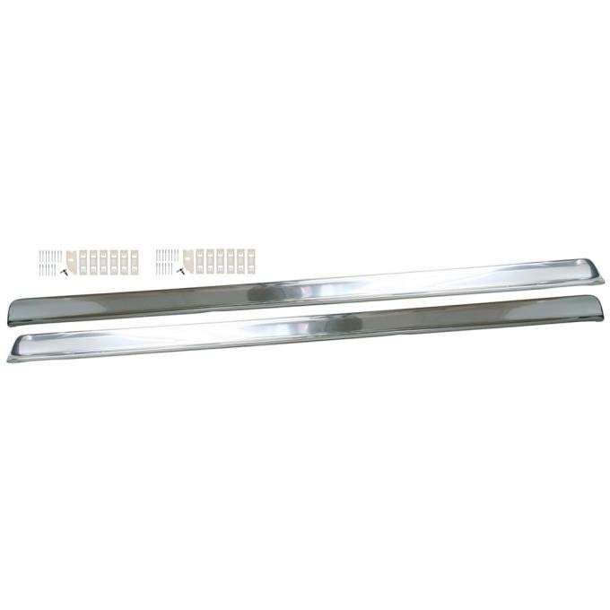 OER 1967-68 Mustang, Rocker Panel Moldings, with Hardware, RH and LH, Pair *10176CD