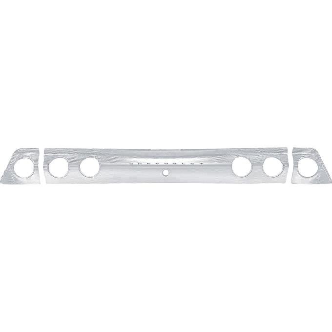 Full Size Chevy Trunk Panel Insert & Coves, With Trim Bar, Impala Super Sport, 1962