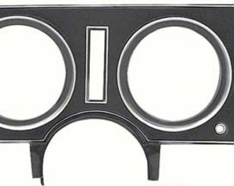 OER 1970-72 Camaro Dash Carrier Black With Chrome Trim K968