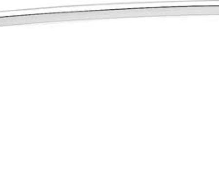 OER 1988-00 Chevrolet/GMC Truck Wheel Opening Molding - Chrome - LH Front C2409