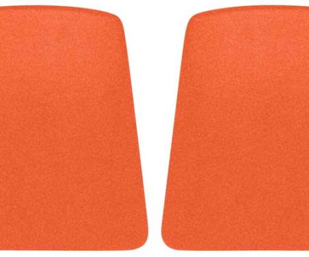OER 1969 Camaro Hugger Orange Bucket Seat Back Panels K1011
