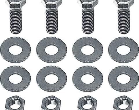 Camaro Front Bumper To Subframe Bracket Mounting Hardware Set, 1967-1969