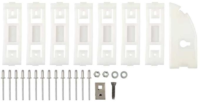 OER 1967-68 Mustang Rocker Panel Molding Clip Set, Passenger Side 10182G