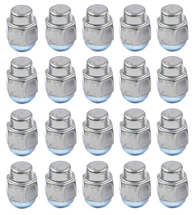 OER 7/16"-20 Late Design Low Crown Stainless Acorn Style Lug Nut - Set of 20 *881229