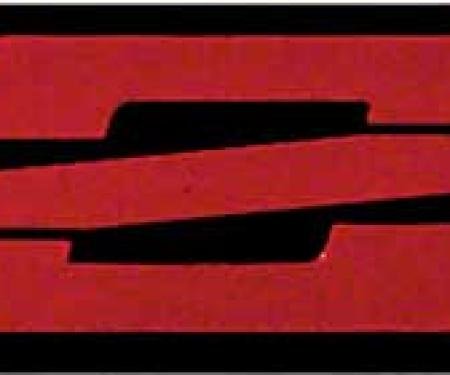 OER 1991-92 Camaro Z28 Bright Red Rocker Panel Emblem 10179123