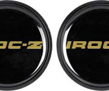 OER 1985-87 IROC-Z Style Wheel Center Cap Emblem Gold Set of 4 *748655