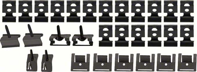 OER 1962-64 Impala / Impala SS Back Glass Molding Clip Set K143