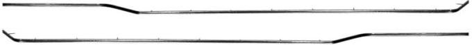 OER 1967 F-Body Inner Deluxe Door Panel Moldings *K148